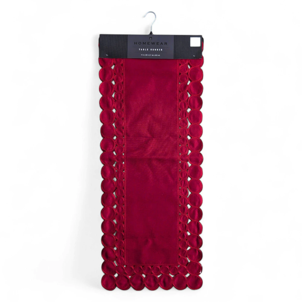 tbrn-homewear-redembr.jpg.webp Khăn Trải Giữa Bàn Table Runner Thêu Viền 41cm x 203cm – Hiệu Homewear (US) - Image 1