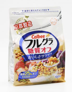 1461e24ed70b2a55731a-7268.jpg NGŨ CỐC TRÁI CÂY ÍT ĐƯỜNG CALBEE NHẬT BẢN - Image 1