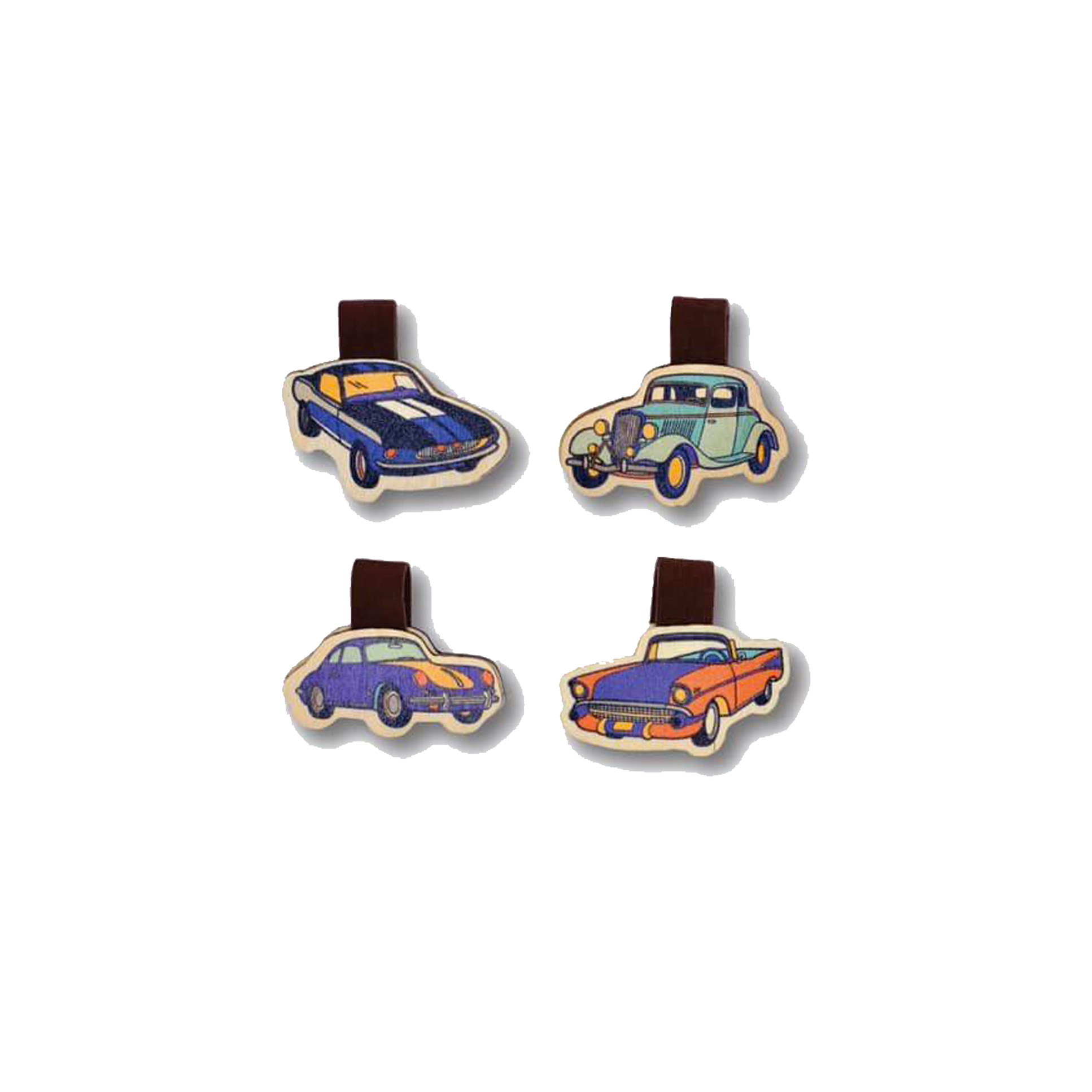 30_99c17063e31a4916873df6942038d3db_master.png Set 4 Kẹp Sách Gỗ Old Cars - Image 1