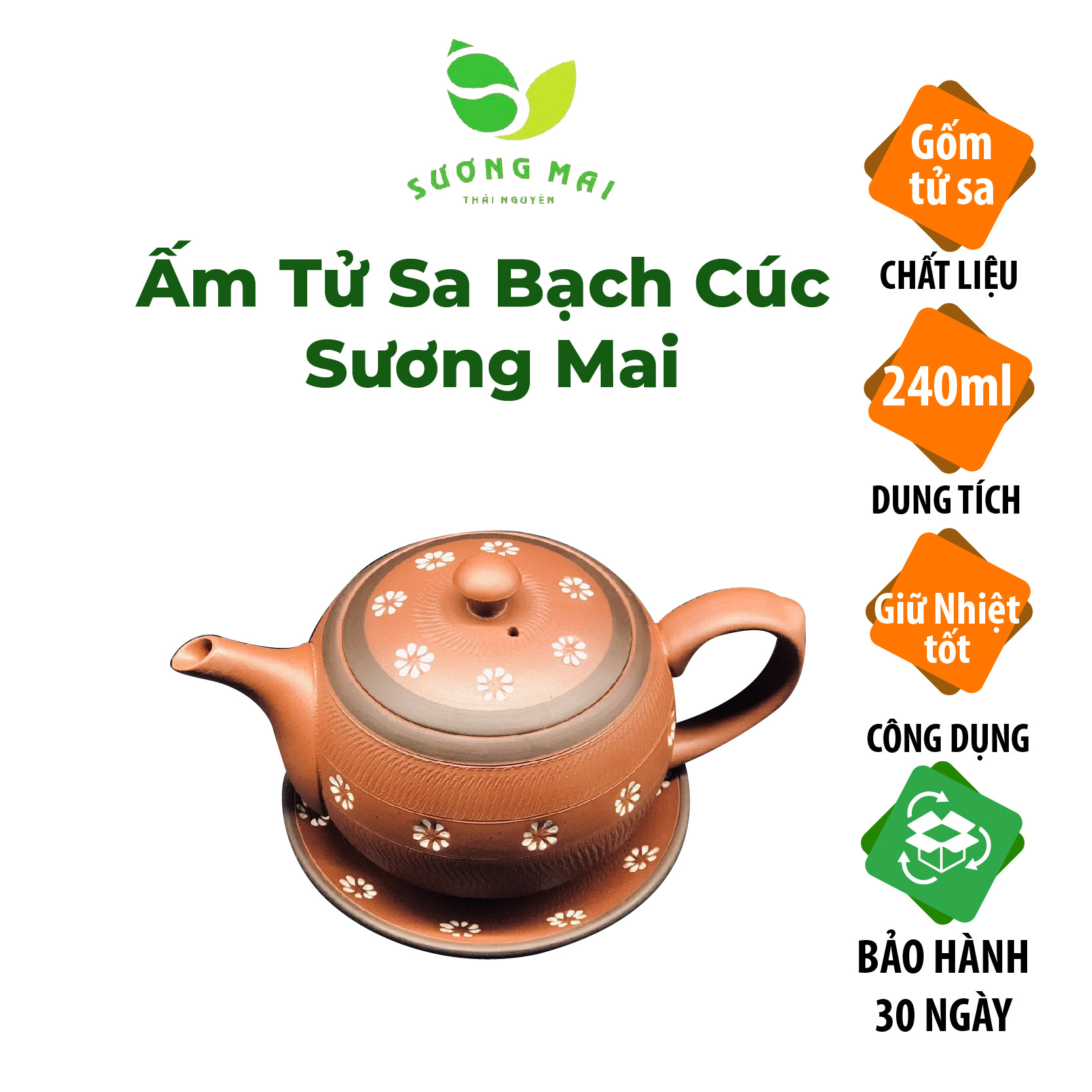 TU-SA-BACH-CUC-01.jpg Ấm tử sa Bạch Cúc Sương Mai - Image 1