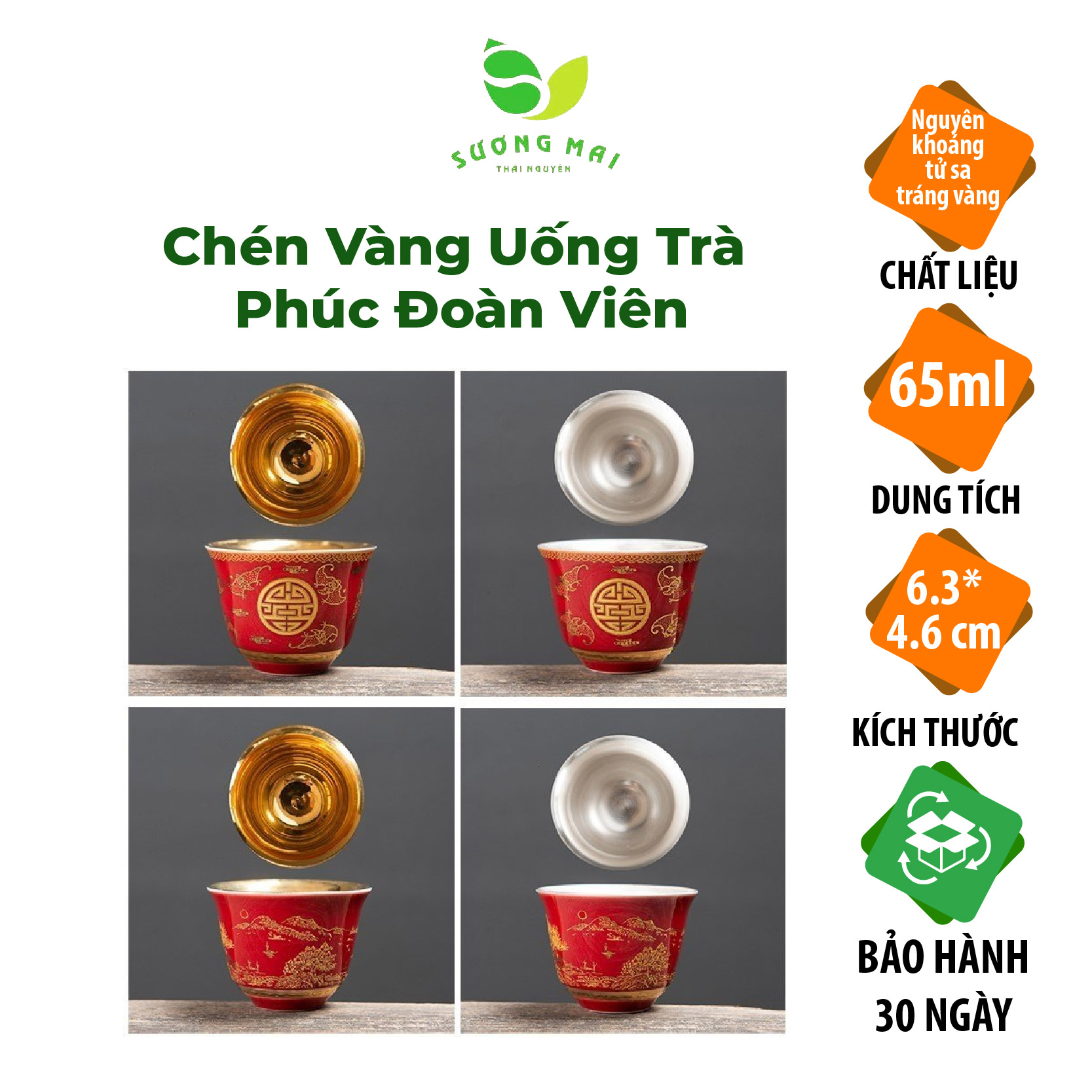 chen-vang-uong-tra-phuc-doan-vien-01.jpg Chén vàng uống trà Phúc Đoàn Viên - Image 1