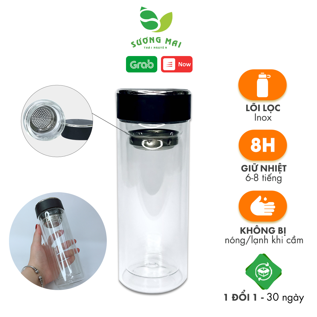 cover-binh-nc.png Bình Giữ Nhiệt Thủy Tinh 2 Lớp Pha Trà SƯƠNG MAI - Image 1