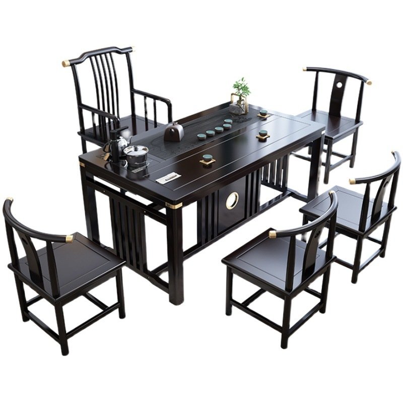 z3212324761194_0c8a5d3d5858dbe8542e4098049fcfdd.jpg Bộ Bàn Ghế Uống Trà VIP Phòng Khách Gỗ Sồi, Kích Thước Bàn 2m, 5 Ghế - Image 1